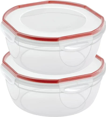 Vista 14 de Sterilite Recipiente con sello ultraadhesivo, gran almacenamiento hermético 4.7 cuartos de galón (paquete de 16)