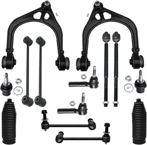 Vista 12 de Detroit Axle - Kit de suspensión frontal de 15 piezas para Jeep Grand Cherokee 99-04 1999 2000 2001 2002 2003 2004, brazos de control superior e