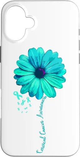 Vista 23 de Cervical Cancer Awareness Family Case Survivor Pretty Gift Case for iPhone 17