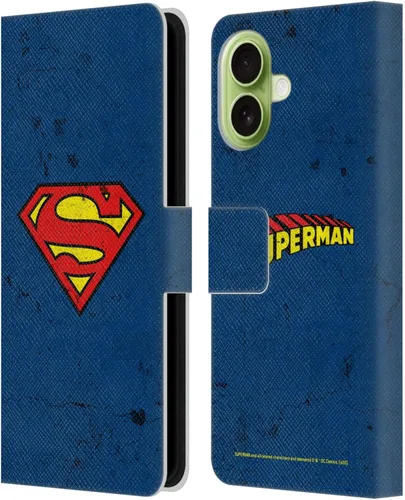 Vista 154 de Head Case Designs Funda de piel con licencia oficial de Superman DC Comics con logotipos negros y rojos compatible con Apple iPhone 11