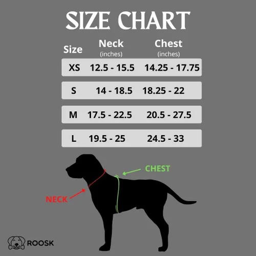 Vista 5 de ROOSK Arnés para perro Sin tirones, reflectante, ajustable en 4 direcciones con soporte para bolsa de excrementos Máxima comodidad, suave