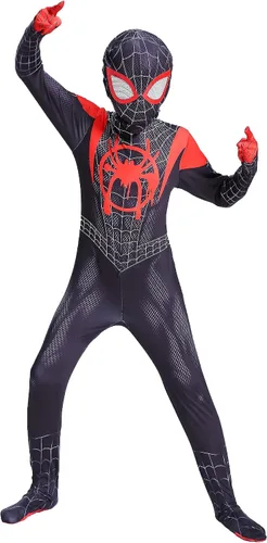 Vista 5 de NOsawa Disfraz de superhéroe para niños, disfraz de cosplay de Halloween