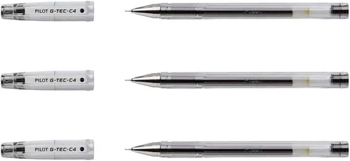 Vista 7 de Pilot G - Tec C4 Gel Microtip Rollerball 0.016 in (bolígrafo individual) - Negro