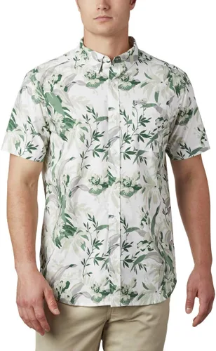 Vista 34 de Columbia - Camisa de manga corta para hombre Rapid Rivers con estampado, con cómodo elástico Colegial Navy Outback