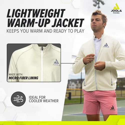 Vista 3 de JOOLA Ben Johns Victory - Chaqueta con cremallera completa para hombre