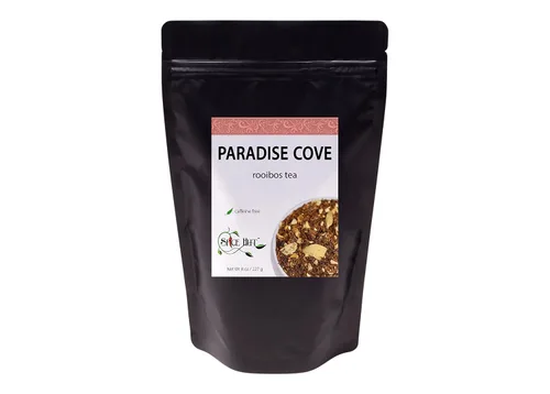 Vista 8 de Té Rooibos con especias de manzana y canela crujiente de manzana y hojas sueltas, 100% sin cafeína, caliente y helado, alto contenido