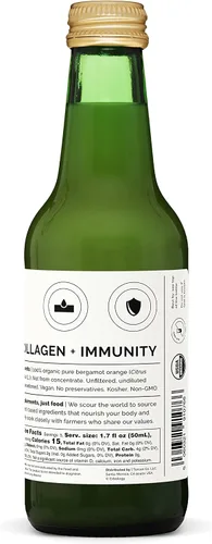 Vista 7 de Jugo de bergamota 100% orgánico de 8.5 onzas líquidas, apoya la inmunidad y la producción de colágeno, rico en vitamina C y flavonoides bioactivos