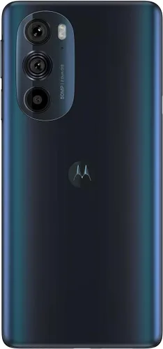 Vista 4 de [Usado] Motorola Edge + 2022 Batería de 4800mAh Desbloqueado Hecho para los Estados Unidos 8/512GB Cámara de 50MP Azul cosmos