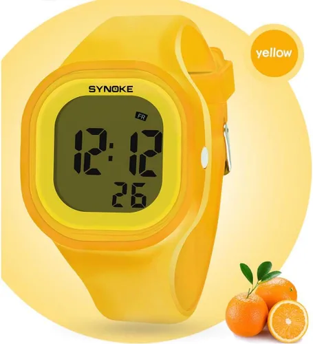Vista 6 de Gosasa Reloj luminoso impermeable masculino y femenino del silicón del electrón los 164.0 ft de los relojes LED de los deportes de Digitaces