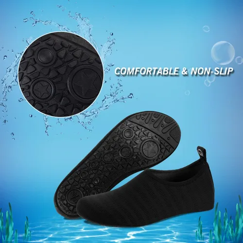 Vista 5 de IceUnicorn - Zapatos acuáticos para playa, natación, para hombres y mujeres, de secado rápido, para andar descalzo, piscina, yoga