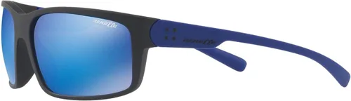 Vista 3 de ARNETTE Gafas de sol rectangulares 4242 para hombre, Fastball 2.0 Negro Mate Verde