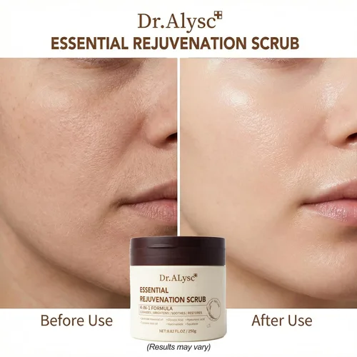 Vista 4 de Essence Exfoliante revitalizante con cúrcuma ácido glicólico niacinamida tratamiento para pieles sensibles, exfoliante suave y cremoso de lavanda