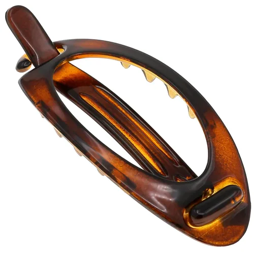 Vista 9 de Camila Paris CP2320 - Pinza de pasador de pelo francés, soporte flexible para cola de caballo sin piezas metálicas, pinzas de agarre fuerte