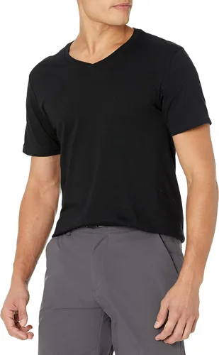 Vista 2 de Tienda Essentials Camiseta con cuello en V para hombre, paquete de 6