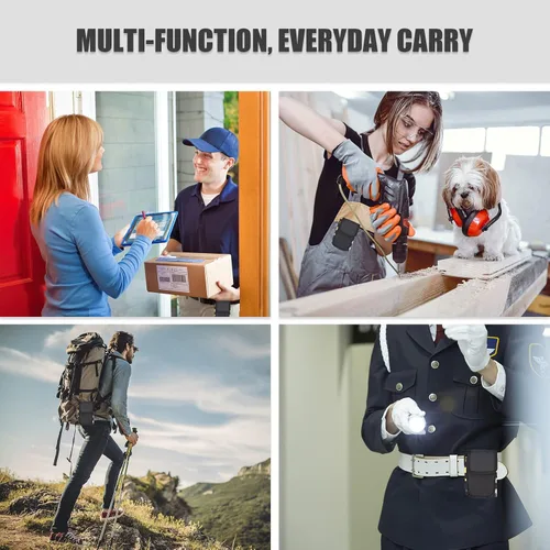 Vista 6 de Funda para teléfono celular, soporte grande para teléfono inteligente, funda táctica multiusos para el trabajo, senderismo, camping, barbacoa