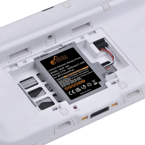 Vista 2 de Pickle Power Wii U Gamepad Battery WUP-012 WUP-010 Rechargeable Battery Pack for Nintendo Wii U Gamepad