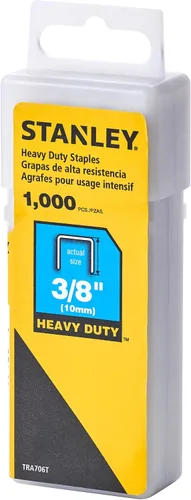 Vista 2 de Stanley Sharpshooter Grapas TRA706T 3/8 pulgadas de longitud de la pierna, 1000/caja, paquete de 2