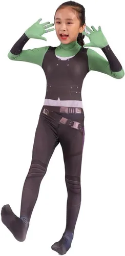 Vista 3 de Disfraz de Gamora para niñas