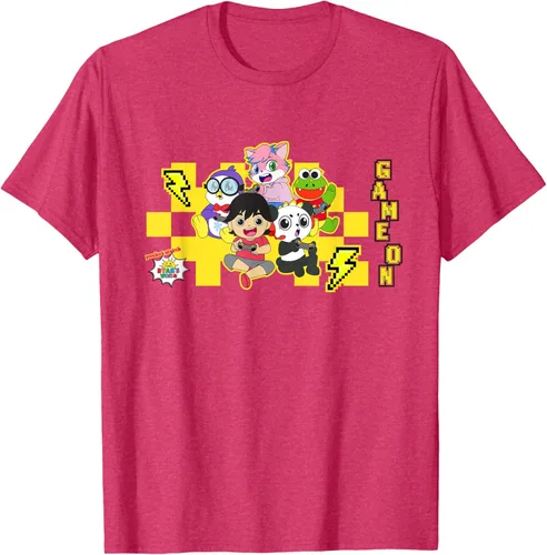Vista 24 de Ryan's World Game On Characters Camiseta, Negro, S