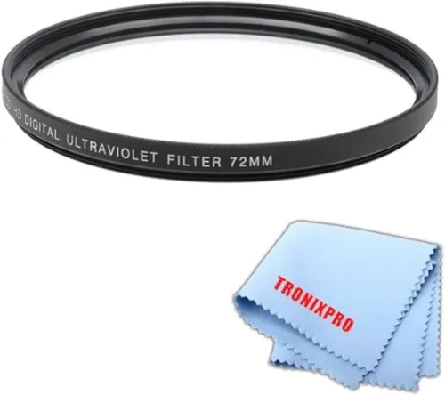 Vista 6 de Tronixpro Filtro digital de protección UV ultravioleta de alta resolución serie Pro de 1.594 in + paño de microfibra Tronixpro