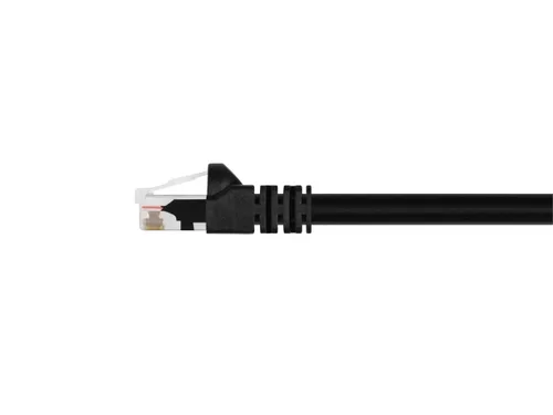 Vista 2 de Monoprice - Cable de red Ethernet Cat6 0.5 pies 24AWG 550MHz UTP de cobre desnudo, negro