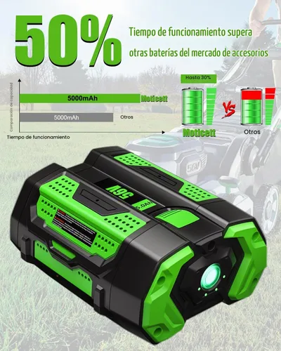 Vista 3 de Reemplazo de 56V 5.0Ah para batería EGO 56V BA2800T, 1 paquete