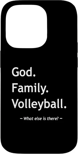 Vista 17 de Christian Faith Christianity God Family Volleyball Case for iPhone 17