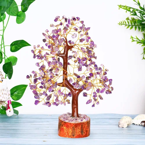 Vista 3 de JAGASY Regalos de cristal para hombres, árbol de la vida, decoración de habitación, artículos de Feng Sui, árbol de cristal para energía positiva