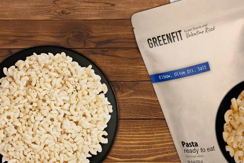 Vista 5 de Greenfit Pasta lista para comer prémium Ingredientes simples y limpios Apto para microondas Forma de codo Sin glifosato
