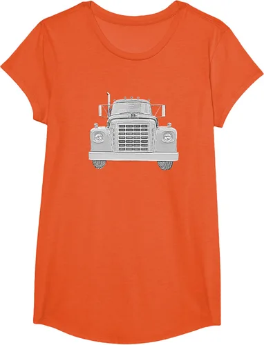 Vista 68 de Camiseta clásica de camión pesado International Harvester IH Loadstar, Negro, S