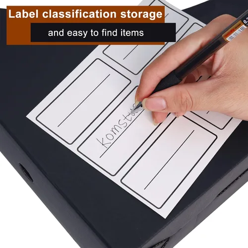 Vista 5 de Soporte para archivos de revista (paquete de 6), soporte de cartón para archivos, organizador de documentos, organizador de archivos de escritorio