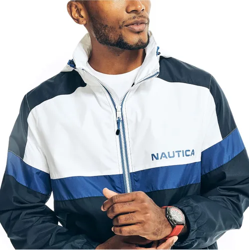 Vista 5 de Nautica Chaqueta Colorblock para hombre