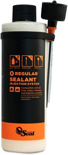 Vista 9 de Orange Seal - Sellador de neumáticos de bicicleta sin cámara de fórmula regular Sellado rápido, punción de hasta 1/4 pulgadas para neumáticos