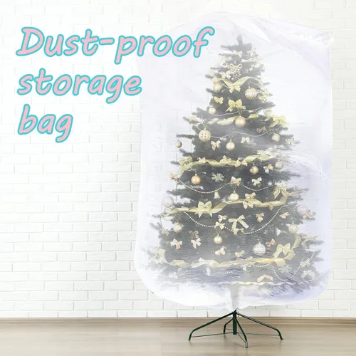 Vista 6 de Gueevin 8 bolsas grandes para globos para transporte, reutilizables, transparentes, para árboles de Navidad, sofás, almacenamiento de equipaje