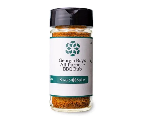 Vista 2 de Savory Spice Georgia Boys - Frotador multiusos para barbacoa, estilo georgiano, condimento y parrilla para carne de res, pollo y costillas