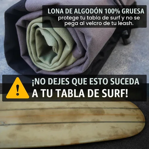 Vista 5 de Ho Stevie! Funda de lona para tabla de surf, sin cera derretida en el coche, protección contra el sol/ding