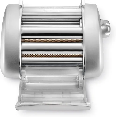 Vista 8 de Imperia Pastapresto Maker, potente máquina eléctrica de pasta de 120 V con motor, 100% fabricada en Italia, construcción de acero resistente con 6