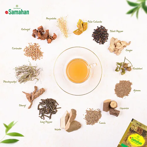 Vista 7 de 50 sachets Samahan ayurvédica Ceylon de hierbas Té Bebida naturales por Link