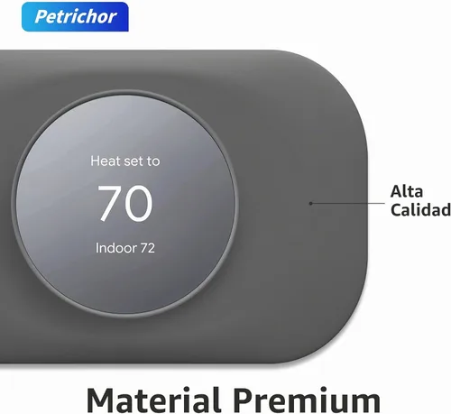 Vista 5 de Petrichor Nest - Placa de pared para termostato, compatible con Google Nest 2020, kit de molduras, accesorio de cubierta para una fácil instalación