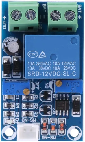 Vista 8 de GOTOTOP Placa de bajo voltaje, batería de 12 V, corte de bajo voltaje, interruptor automático, módulo de recuperación con un indicador LED