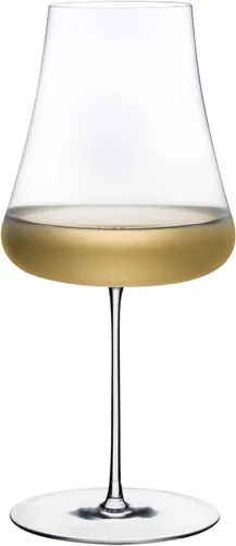 Vista 8 de NUDE Mirage - Juego de copas de vino de cristal rojo y blanco, cristal sin plomo, copas de tallo únicas, copas de vino, juego de 2 Mirage (26.75 Oz)