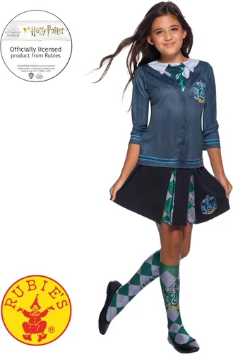 Vista 2 de Camiseta de disfraz de Harry Potter, Slytherin, talla L