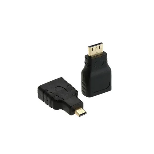 Vista 5 de chenyang Adaptador de cable de extensión de interruptor divisor HDMI 1 a 2 con conector micro y mini HDMI
