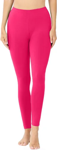 Vista 2 de Leggings de algodón para mujer con pantalones de cintura alta (S-3XL)