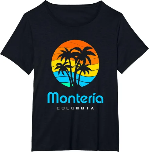 Vista 29 de Camiseta Montería Colombia, Negro