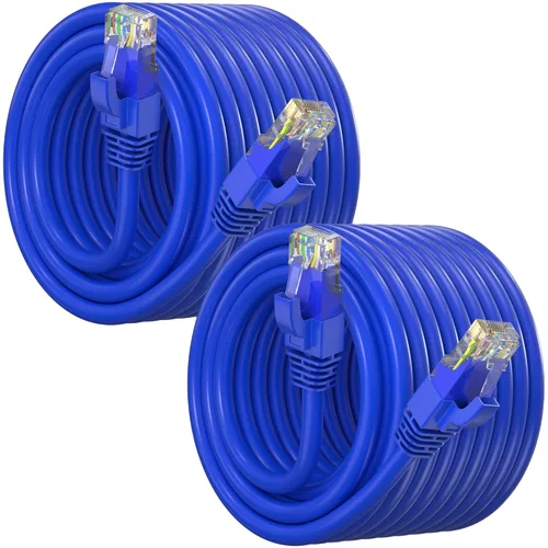 Vista 66 de Maximm Cable Ethernet Cat6, color negro (paquete de 2), cable UTP de 10 Gbps 550 MHz