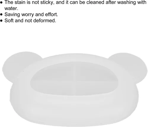 Vista 5 de Molde de resina de oso 3D de silicona para manualidades, caja de joyería de forma irregular para aretes, clips, contenedor de almacenamiento