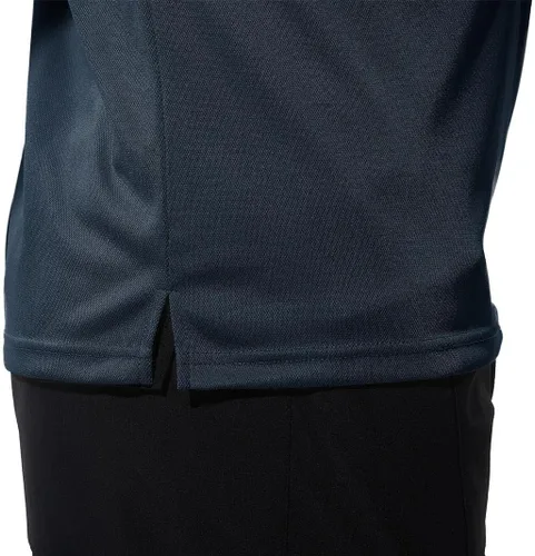 Vista 7 de YSENTO Camisas polo de manga corta con cuello y bolsillo para hombre, marino