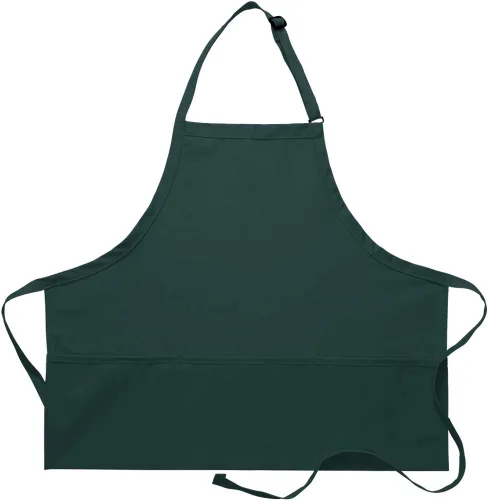 Vista 20 de DayStar Apparel Delantal con peto de 3 bolsillos de alta calidad con cuello ajustable y lazos extralargos, estilo 200