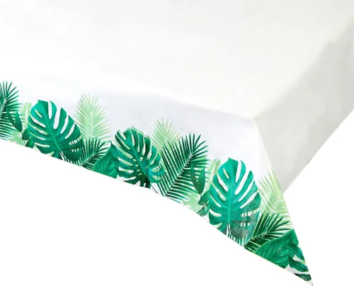 Vista 6 de Talking Tables 8 tazas de papel de hoja de palma tropical para fiesta, perfectas para barbacoas de verano, Luau hawaiano, cumpleaños de la selva